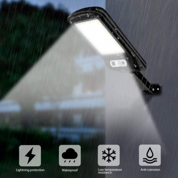 Lampa solara LED cu senzor de miscare si unghi de inductie 120 grade [5]