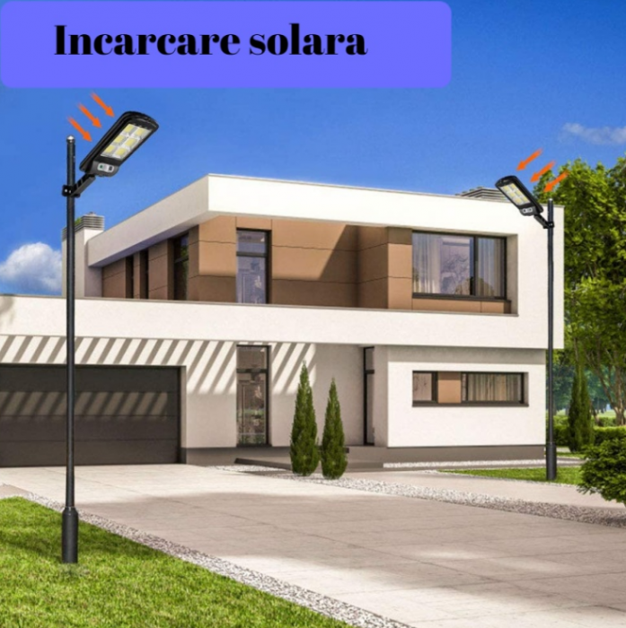 Lampa solara LED cu senzor de miscare si unghi de inductie 120 grade [9]