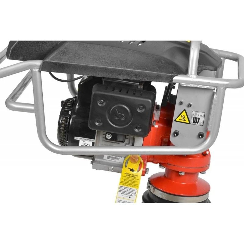 Mai compactor HECHT 1118, motor benzina, capacitate cilindrica 196 cm, forta compactare 25 kN, dimensiune talpa 355 x 275 mm [4]