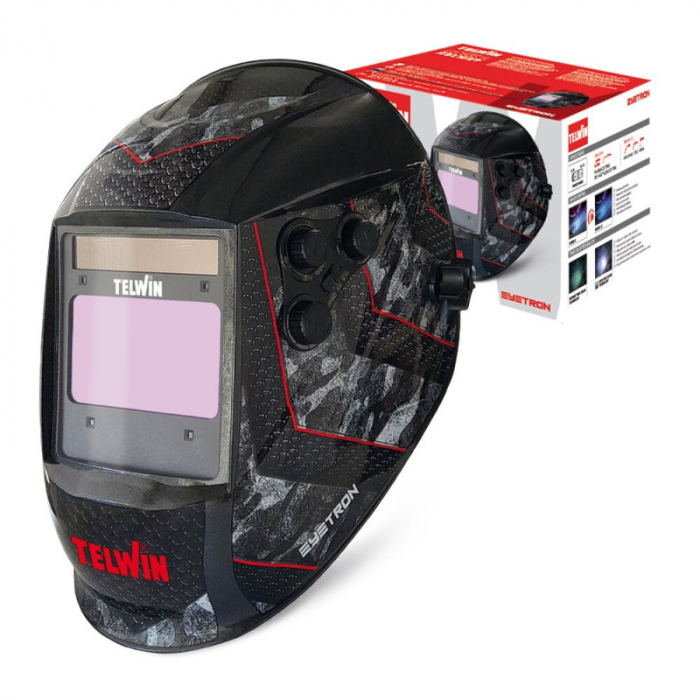 Masca de sudură EYETRON  cu cristale lichide 9-13 TELWIN– Protecție, confort și performanță maximă [1]