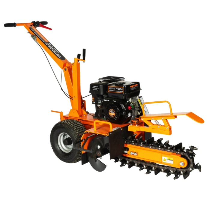 Masina de sapat santuri, Detoolz, 7 CP, 212 CC, benzina 4T, adancime maxima 450 mm [10]