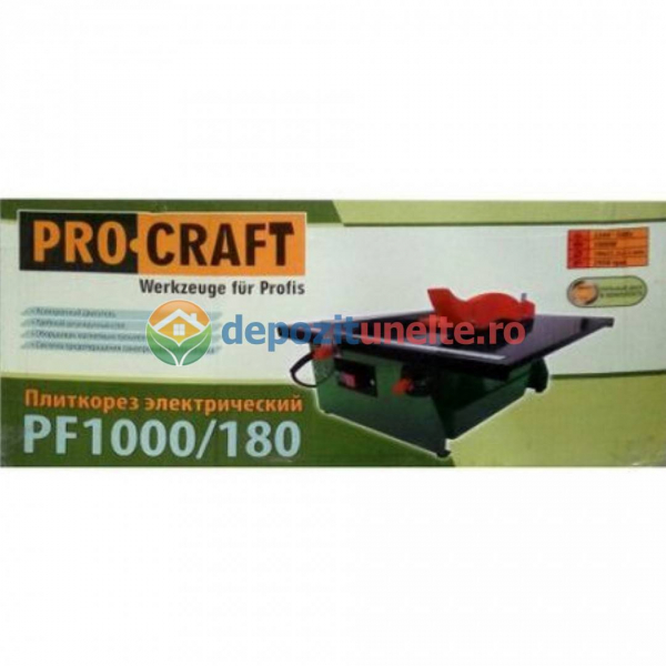 MASINA DE TAIAT GRESIE ELECTRICA PROCRAFT PF1000/180, 600W [3]