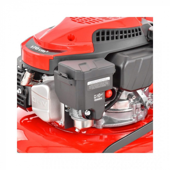 Masina de tuns iarba cu motor pe benzina, autopropulsata, HECHT 550 SW, 2.6 kW, 170 CC, latime de lucru 48 cm, cos colector 60 l [15]