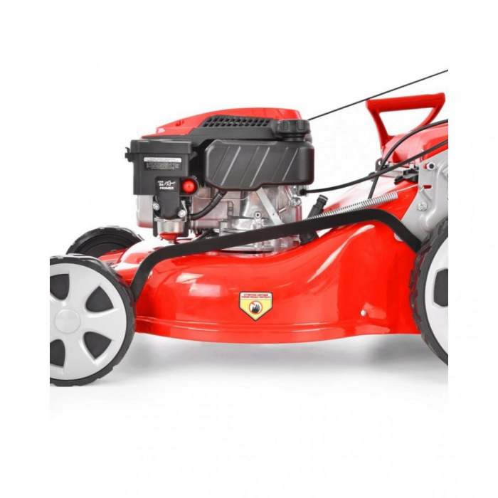 Masina de tuns iarba cu motor pe benzina, autopropulsata, HECHT 550 SW, 2.6 kW, 170 CC, latime de lucru 48 cm, cos colector 60 l [13]