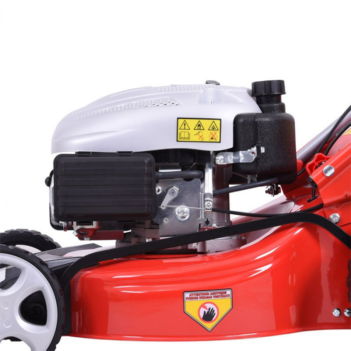 Masina de tuns iarba HECHT 548 SW 5 in 1 HECHT548SW5IN1, motor benzina, putere 5 CP, latime de lucru 46 cm, kit de mulcire, autopropulsie [2]