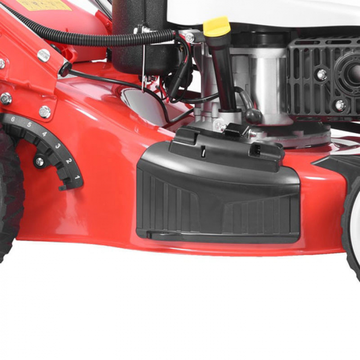 Masina de tuns iarba HECHT 5484 SXE 5in1, motor termic, capacitate cilindrica 135 CC, putere 5 CP, latime de lucru 46 cm, cu autopropulsie [2]
