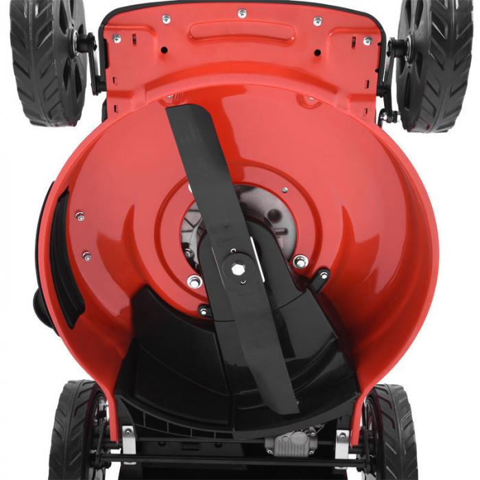 Masina de tuns iarba HECHT 551 SX 5in1 HECHT551SX5IN1, motor benzina, putere 6 CP, capacitate cilindrica 173 cmc, latime taiere 51 cm [4]
