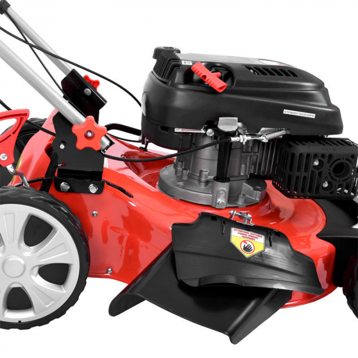 Masina de tuns iarba HECHT 551 SX 5in1 HECHT551SX5IN1, motor benzina, putere 6 CP, capacitate cilindrica 173 cmc, latime taiere 51 cm [8]