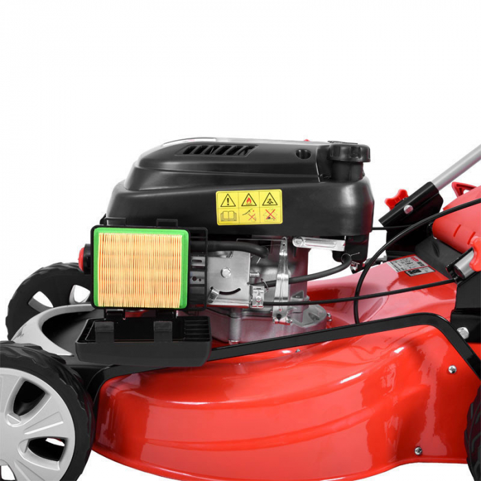Masina de tuns iarba HECHT 551 SX 5in1 HECHT551SX5IN1, motor benzina, putere 6 CP, capacitate cilindrica 173 cmc, latime taiere 51 cm [3]