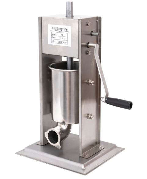 Aparat Umplut Carnati Profesional, 3KG, INOX, Elefant ML-S3, Verticala [2]