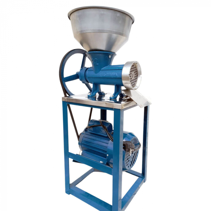 Masina electrica de tocat carne nr. 32, ecipata cu cadru metalic si motor de 1.5 KW, 1400 Rpm, FERMAX [4]