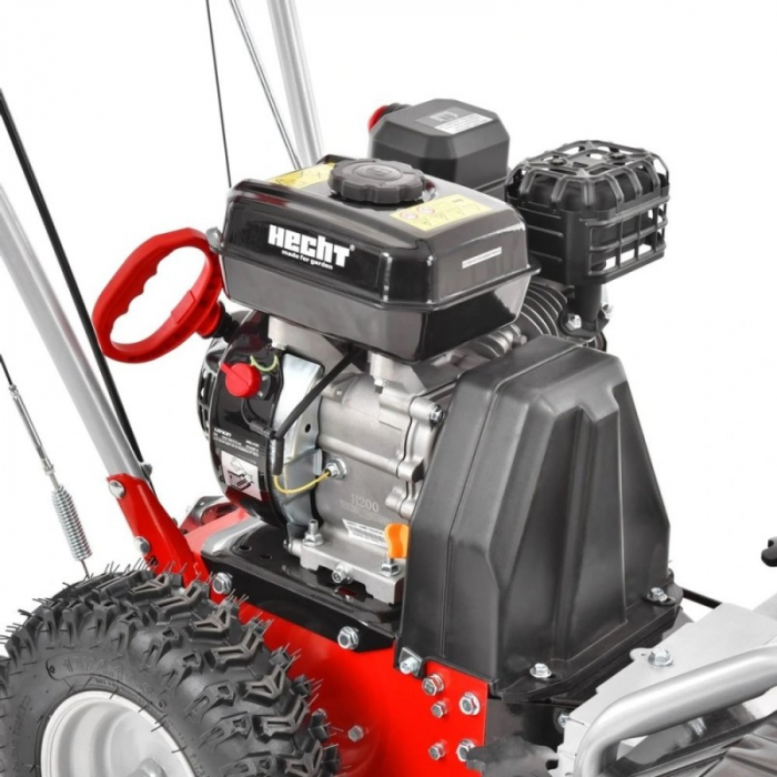 Masina multifunctionala de curatat cu perie HECHT 8615, motor benzina 4 timpi, 196 CC, latime lucru 60 cm, 4 viteze inainte si 2 viteze inapoi [8]