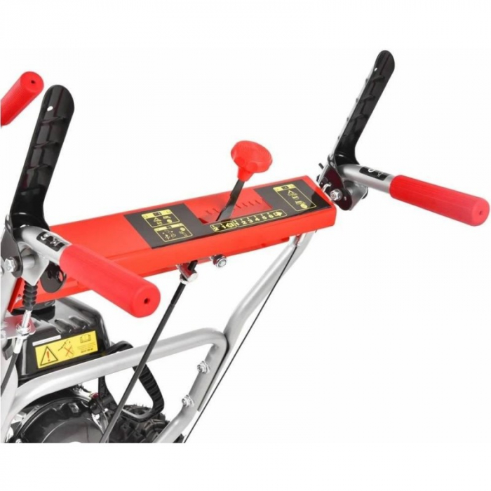 Masina multifunctionala de curatat cu perie HECHT 8615, motor benzina 4 timpi, 196 CC, latime lucru 60 cm, 4 viteze inainte si 2 viteze inapoi [5]