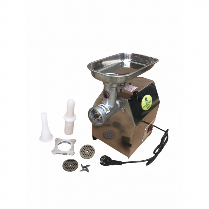 Masina Tocat carne MK-8 500W, 80 Kg /Ora, Grandepo by FERMAX 2021 pentru uz casnic cu 2 site si 1 cutit [3]