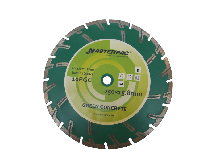 Masterpac Disc diamantat beton crud, 250x15.8mm (PFG 10R) [1]