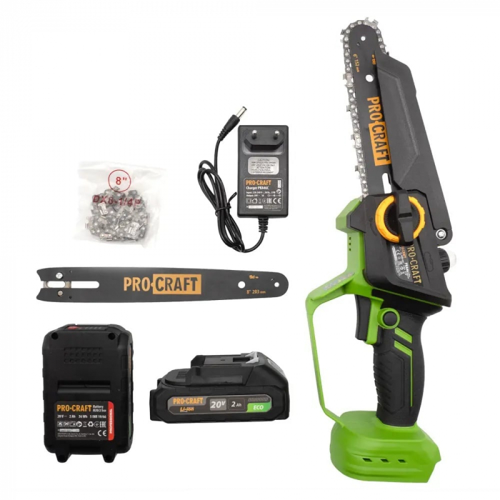 Fierăstrău acumulator PROCRAFT PKA46 – 20V, 2 acumulatori [1]