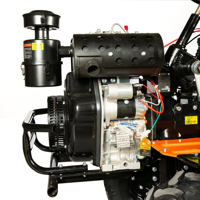 Mini tractor Detoolz, motorina, 17CP, 530CC, 4T [24]