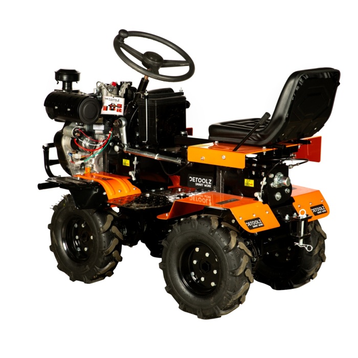 Mini tractor Detoolz, motorina, 17CP, 530CC, 4T [3]