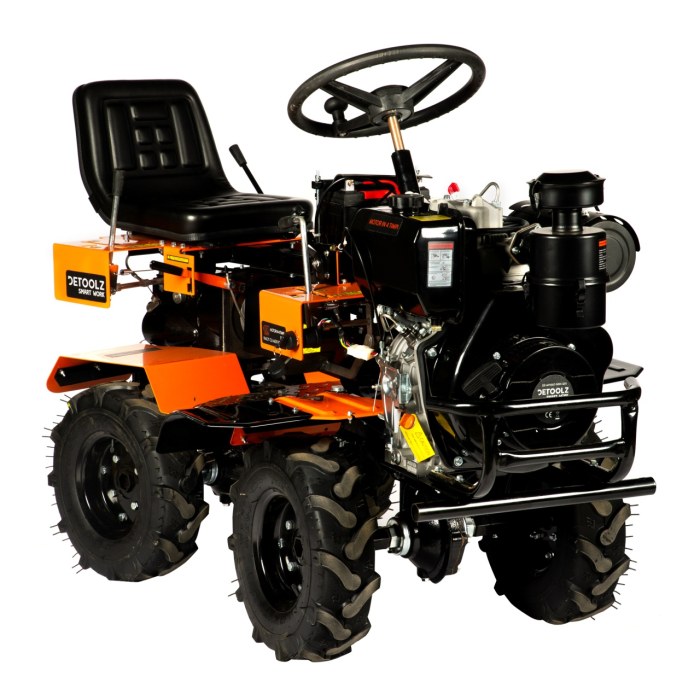 Mini tractor Detoolz, motorina, 17CP, 530CC, 4T [2]