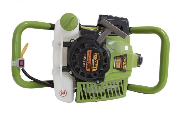 Motoburghiu pamant PROCRAFT GD68, 62 cc, 3 CP, 8000rpm + Burghiu 150x800 mm [4]