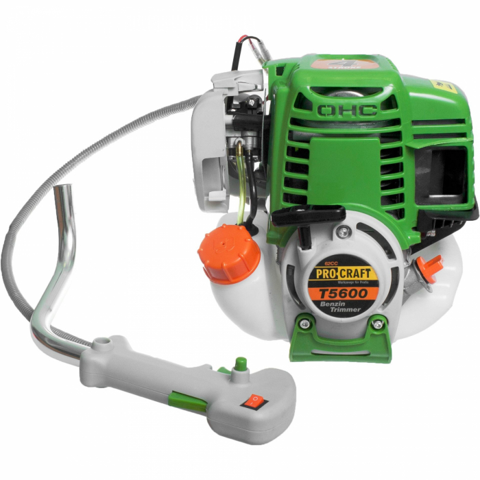 MOTOCOASA PROCRAFT T5600, MOTOR 4 TIMPI, 7.6CP, 5600W, 4 MODURI DE TAIERE, MOTOCOSITOARE PE BENZINA [8]