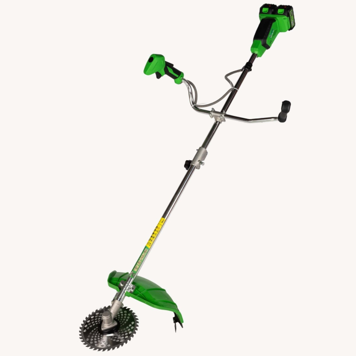 Motocoasa (Trimmer) electrica Micul Fermier 2x20V, 2 acumulatori 4Ah, maner dublu, motor fara perii [2]