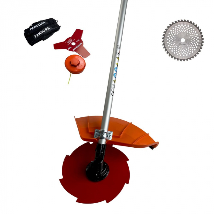 MOTOCOASA PROCRAFT T5600, MOTOR 4 TIMPI, 7.6CP, 5600W, 4 MODURI DE TAIERE, MOTOCOSITOARE PE BENZINA [14]