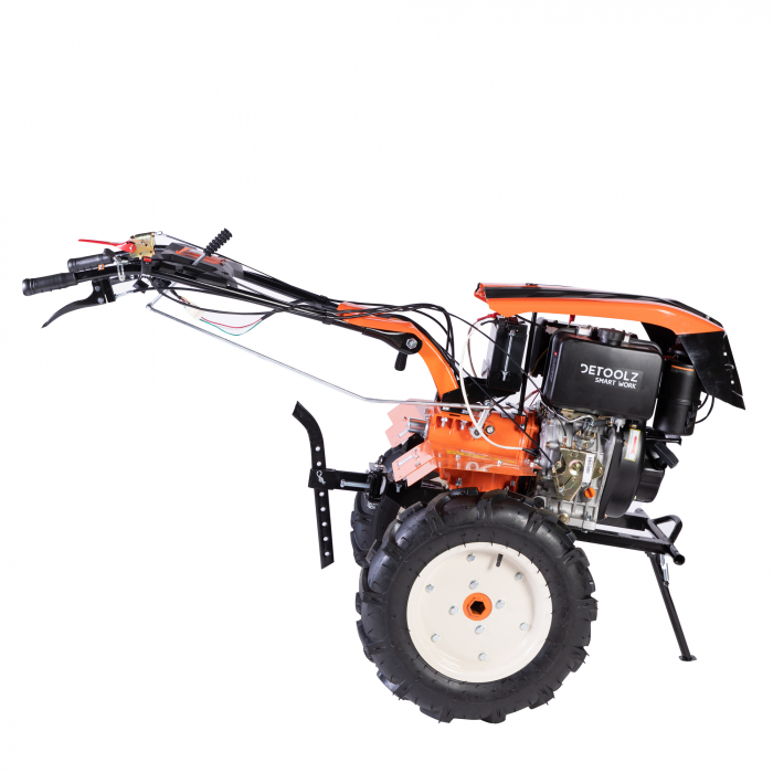 Motocultor 10CP, 418CC + plug reversibil mare + roti metal [10]