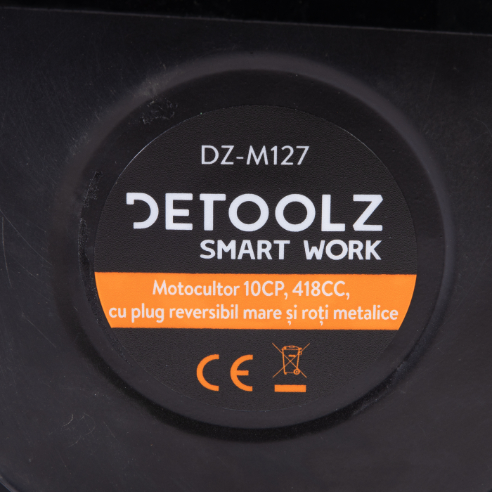 Motocultor 10CP, 418CC + plug reversibil mare + roti metal [6]