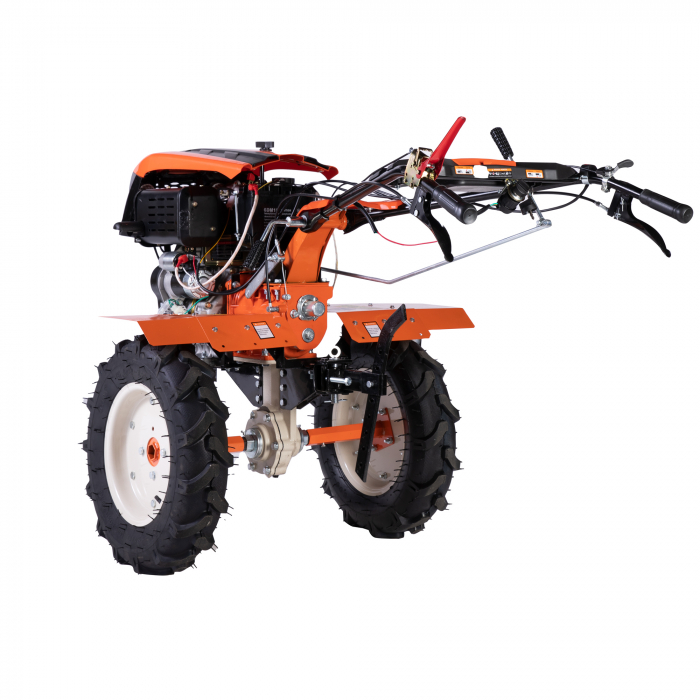 Motocultor 10CP, 418CC + plug reversibil mare + roti metal [2]