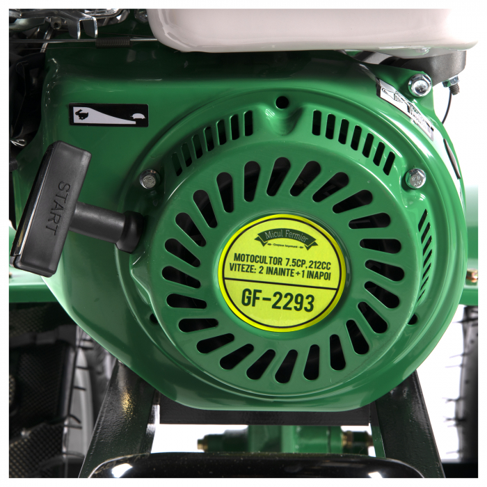 Motocultor 7,5CP, 212CC, viteze:2 inainte+1 inapoi [13]