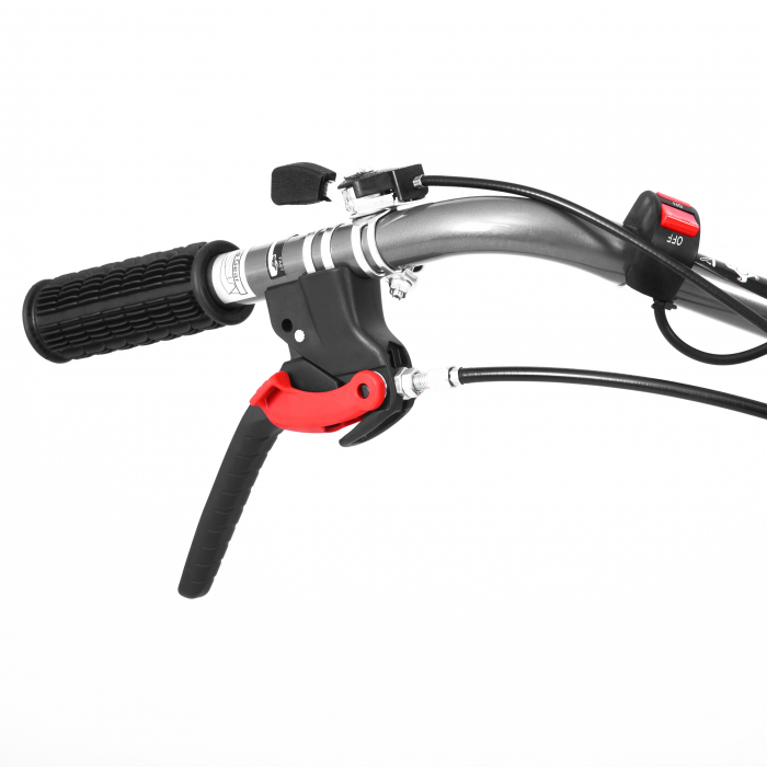 Motosapa HECHT 7970, motor 4 timpi, capacitate cilindrica 212 CC, 3.6 kW, 5 CP, latime de lucru 110 cm, 3 viteze [10]