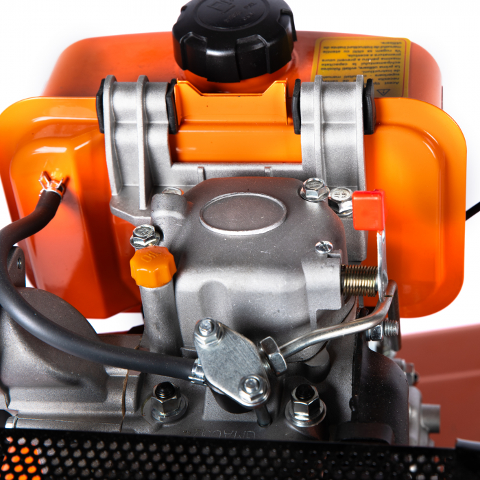 Motocultor DETOOLZ 7CP 280CC, motorina, 4T, 3 viteze, pornire manuala, cu roti [10]