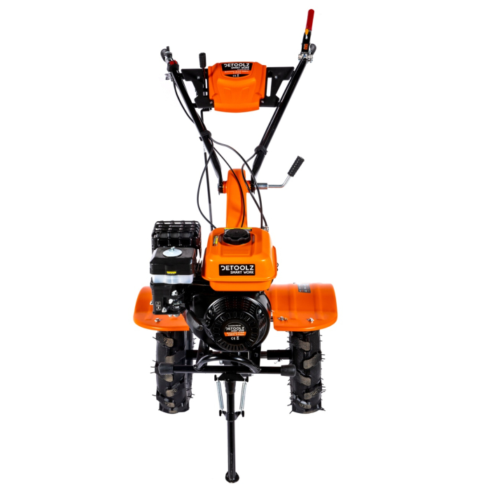 Motocultor DETOOLZ 8.5CP 208CC, benzina,4T, 3 viteze, pornire manuala, cu roti [3]