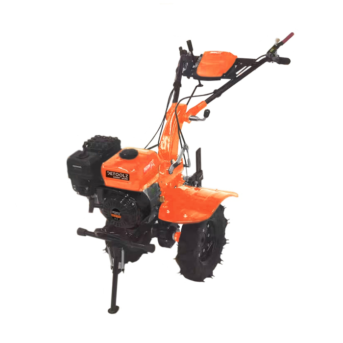 Motocultor DETOOLZ 8.5CP 208CC, benzina,4T, 3 viteze, pornire manuala, cu roti [2]