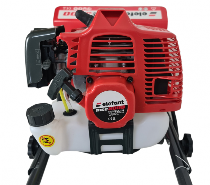 Motocultor ELEFANT MCE3800, 2.4CP, 52cc, Latime de lucru 300mm [3]