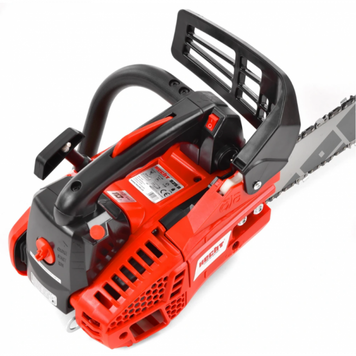 Motofierastrau cu lant HECHT 925 R, motor 2T, benzina, 25.4 CC, 0.75 kW, 1 CP, bara 30 cm, lant 3/8 inchi, 1.3 mm [3]