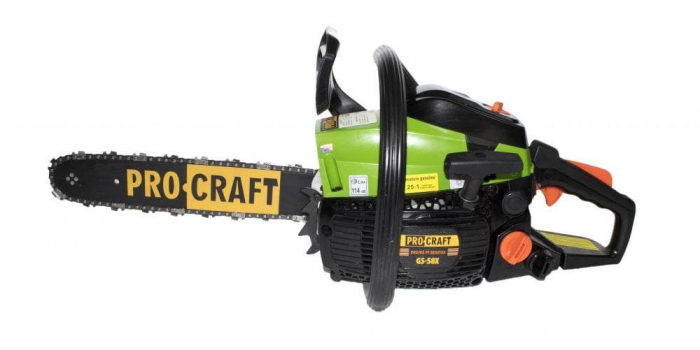 Drujba Procraft GS-58X, 2.7CP, 11500 RPM, 2 lame si 2 lanturi [2]