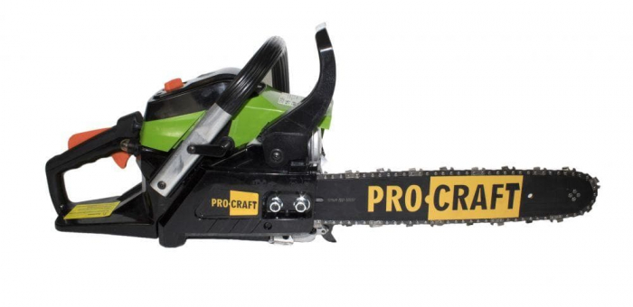 Drujba Procraft GS-58X, 2.7CP, 11500 RPM, 2 lame si 2 lanturi [6]