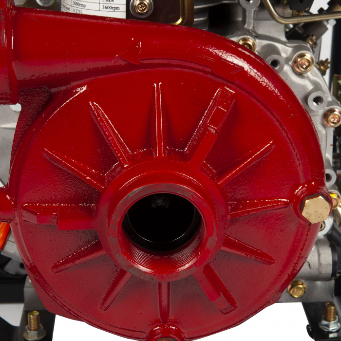 Motopompa diesel presiune inalta Micul Fermier GF-2057, 4.92 kW, 7 CP, rezervor 3.4 l, 2 inch, motor 4 timpi [4]