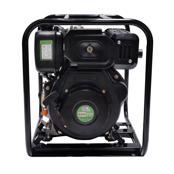 Motopompa presiune Micul Fermier GF-2058 ,putere 9,8 CP, diametru absortie/refulare 3''/3'' (80 mm), diesel, presiune 4,5 bari, motor 4 timpi racit cu aer [8]