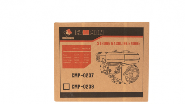 MOTOR BENZINA 7.5CP OHV, AX PANA 20MM, 4 TIMPI, CAMPION CMP-0238 [3]