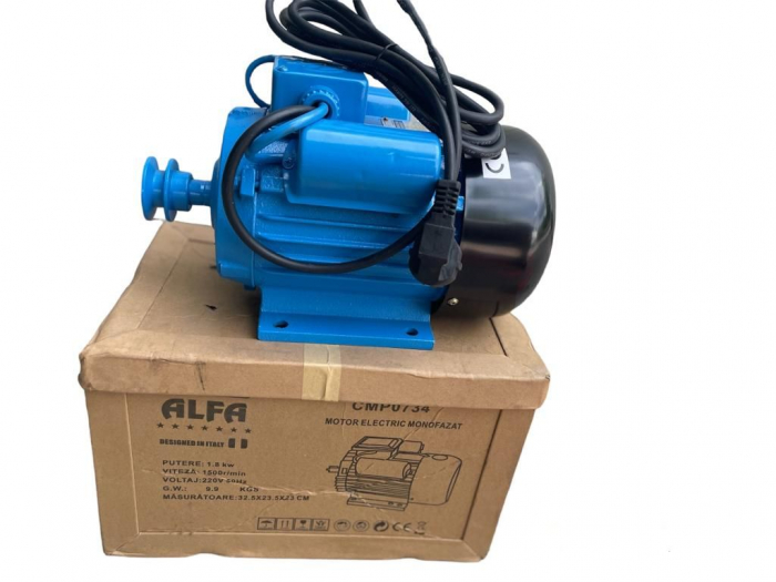 Motor Electric 1.8KW 1500RPM Altai CMP0734, 02210VEND, Albastru [3]