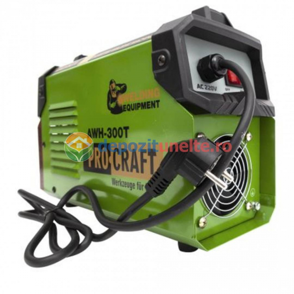 PACHET PROMO - APARAT DE SUDURA PROCRAFT MMA 300A + MASCA AUTOMATA (MODEL 2018) CU INVERTOR AWH300T [4]