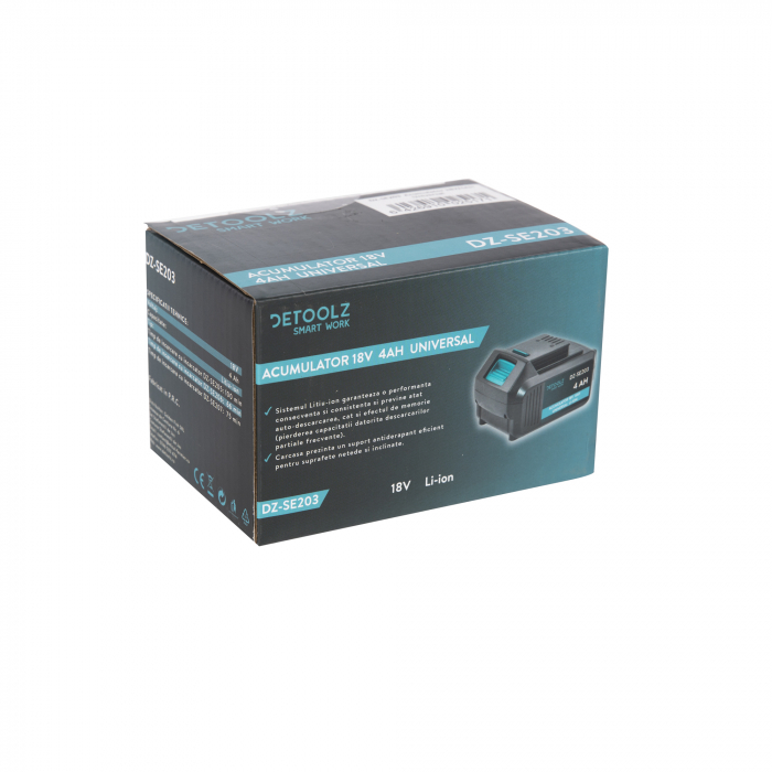 Pachet Suflanta Aspirator 40L + 2 Acumulatoare 18V/4AH + Incarcator 1 acumulator 18V [13]