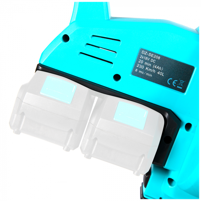Pachet Suflanta Aspirator 40L + 2 Acumulatoare 18V/4AH + Incarcator 1 acumulator 18V [9]