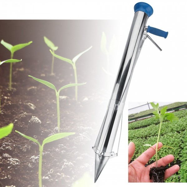 Plantator manual rasaduri, semanatoare INOX, rosii, vinete castraveti, ardei [7]