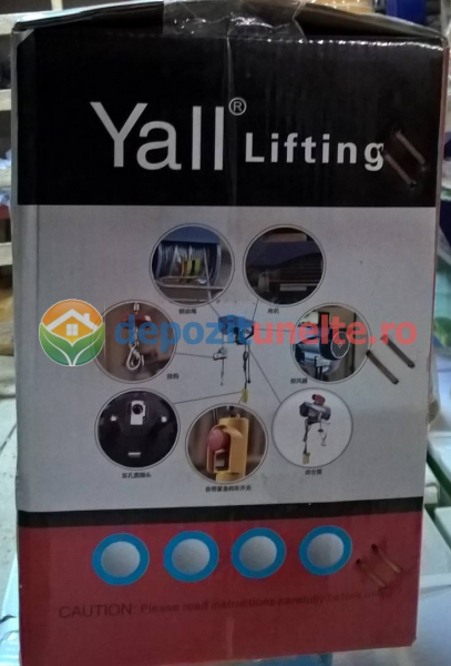 Troliu - PALAN ELECTRIC 200 KG ( Macara / Lift cu cablu de otel, troliu) PA 200 [5]