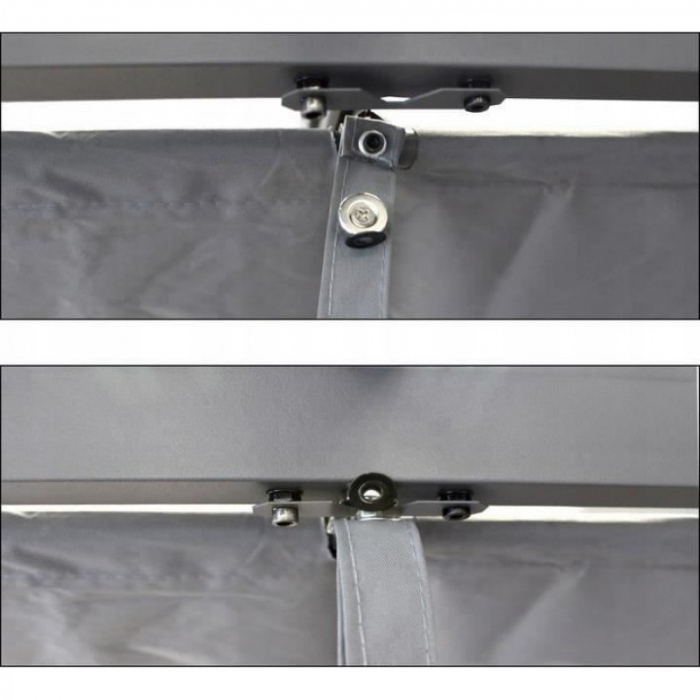 Pergola Hecht pergola 4x3 kit de ancorare inclus dimensiune 400 x 300 x 228 cm [12]