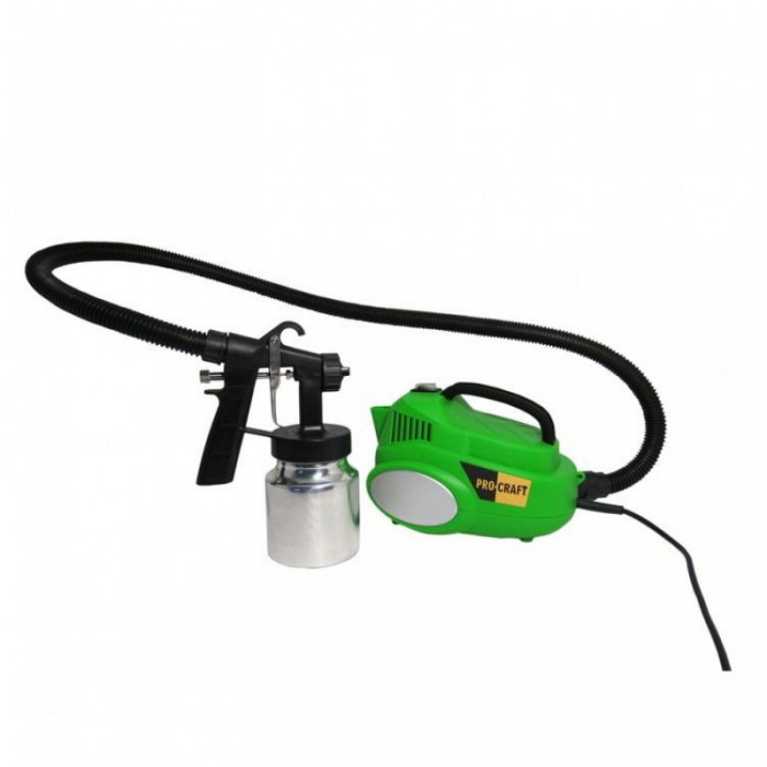 Pistol de vopsit ProCraft Germania PSE950, 950 W, 800 ml, 30000 RPM, duze 1 mm, 1.8 mm, 2.5 mm [5]